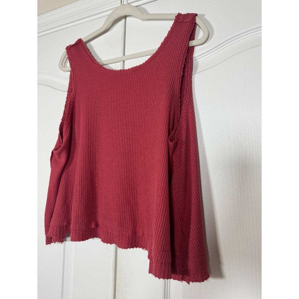 Free People New Love Rose Pink Flowy Swing Tank Top Small - Picture 5 of 9